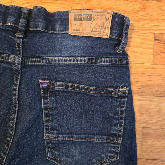 Rugby University Slim Fit Jeans Mens Flex Waist Size 32x32 Stretch Flex Comfort - Picture 9 of 9